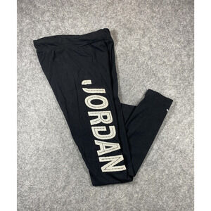 Jordan Leggings Womens XL Stretch Athletic Pants Youth 13-15 Spell Out